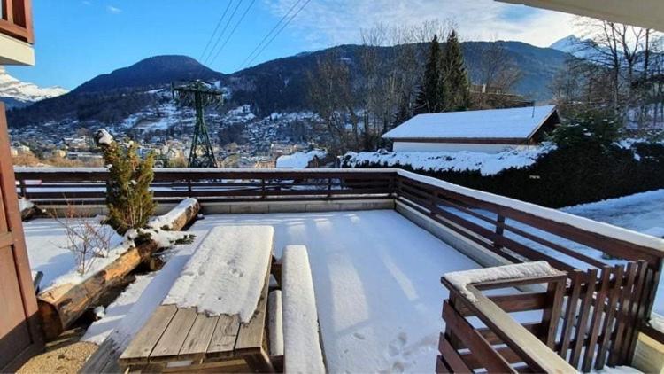 Appartement L'Edel - Vue Massif Mont-Blanc Сен-Жерве-ле-Бен Екстериор снимка